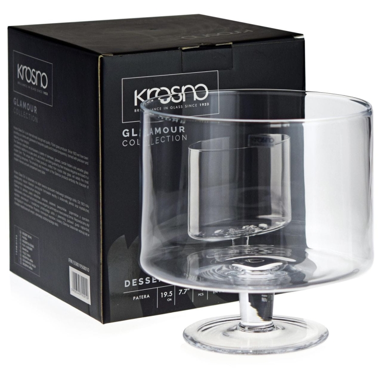 Patera na sałatkę warstwową KROSNO Glamour 19,5cm