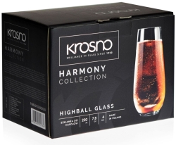 Piękne szklanki do napojów wody KROSNO Harmony 230ml