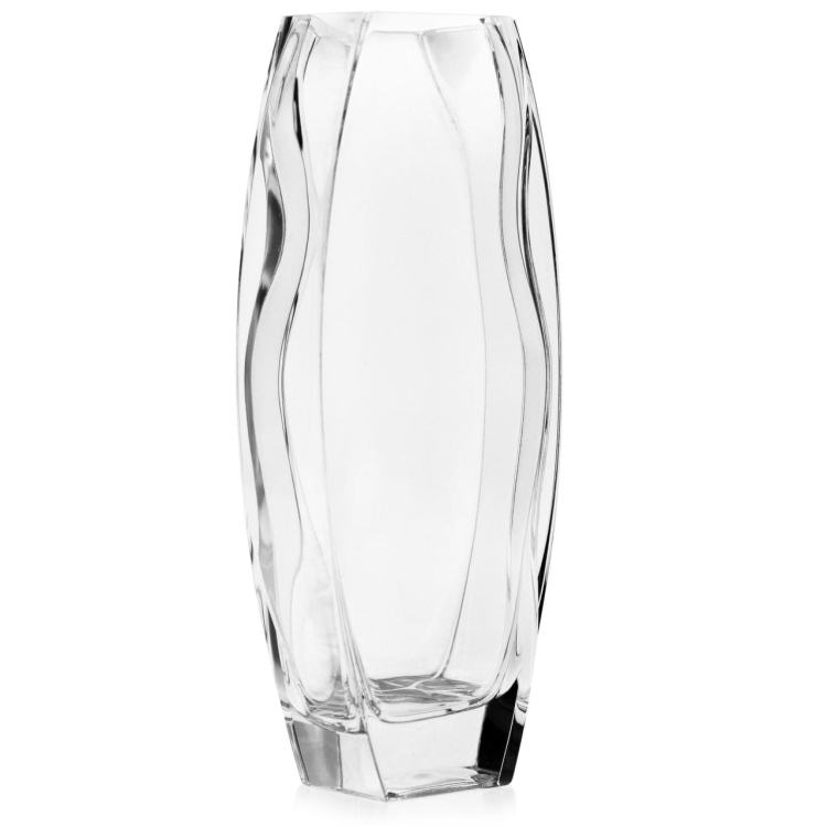 Piękny szklany wazon dekoracyjny 26cm