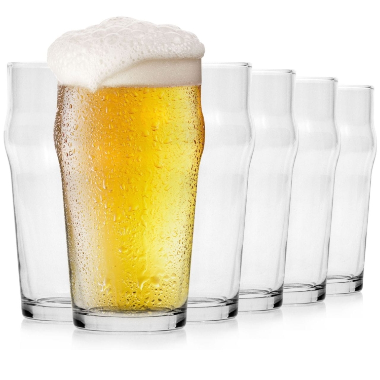 Wysokie szklanki do piwa, soku, wody 530ml