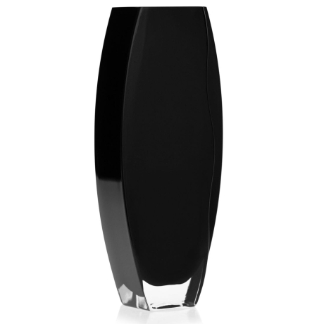 Przejdź do produktu Piękny, nowoczesny, czarny szklany wazon dekoracyjny 26cm