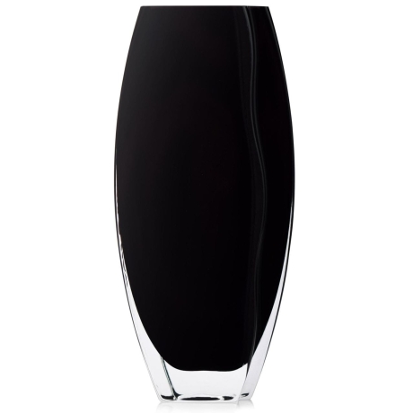 Przejdź do produktu Piękny, nowoczesny, CZARNY szklany wazon dekoracyjny 32cm