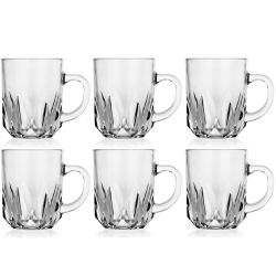Szklanka Kubek z uchem do kawy herbaty soku Luminarc ARTIC 250ml 6szt