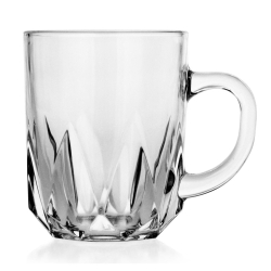 Szklanka Kubek z uchem do kawy herbaty soku ARTIC 250ml