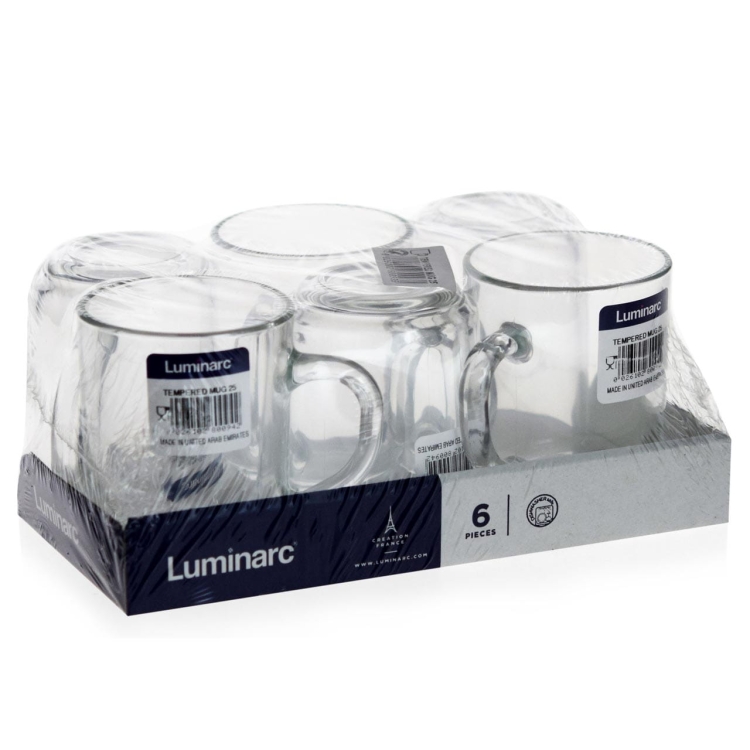 Szklanka Kubek z uchem do kawy herbaty soku Luminarc MUG