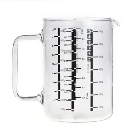 Przejdź do produktu Dzbanek z rączką Żaroodporny Miarka kuchenna 1.0L SIMAX