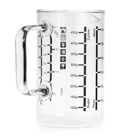 Przejdź do produktu Dzbanek z rączką Żaroodporny Miarka kuchenna 0.5L SIMAX