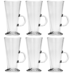 Komplet szklanek do kawy latte COLOMBIAN 260 ml 6szt