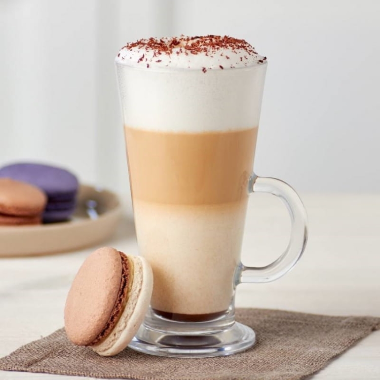 Komplet szklanek do kawy latte COLOMBIAN 260 ml 6szt