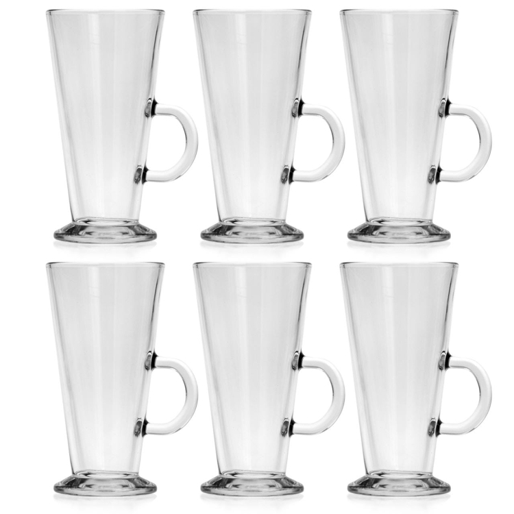 Komplet szklanek do kawy latte COLOMBIAN 360 ml 6szt