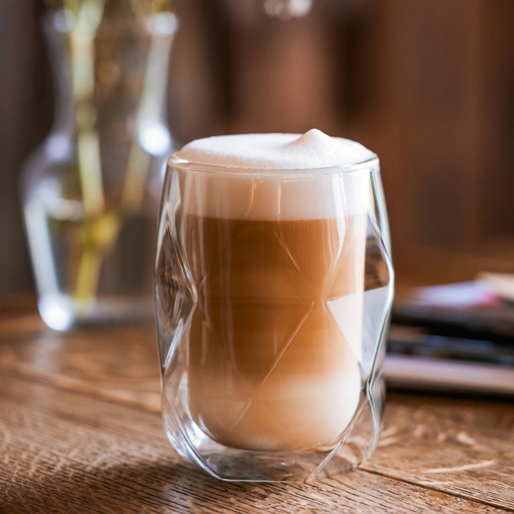 Szklanki termiczne do kawy, latte macchiato, cappuccino 250ml GEO