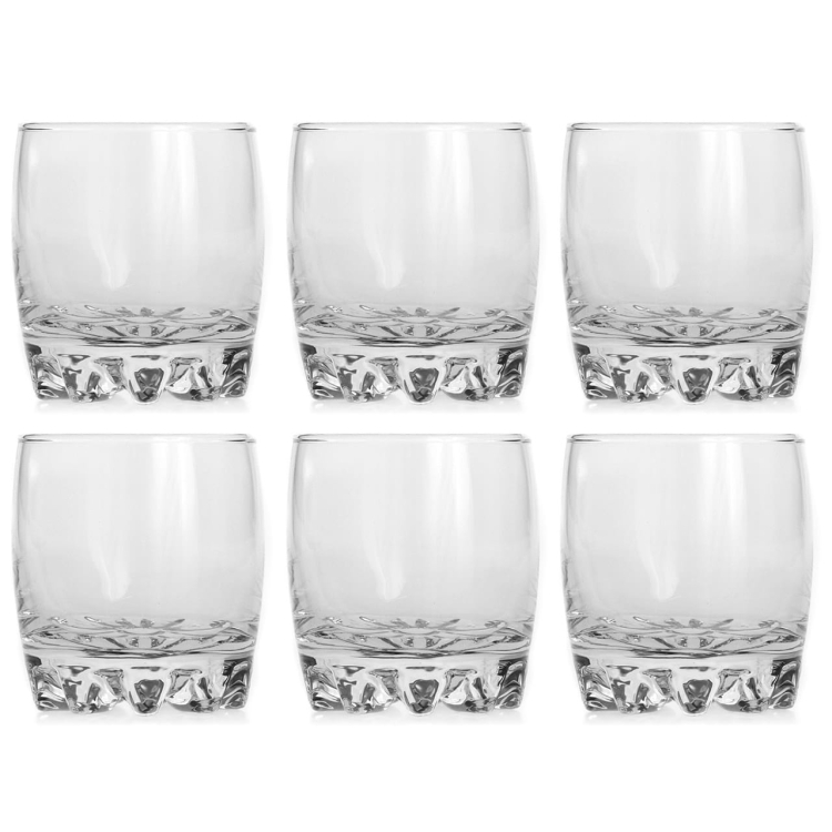 PASABAHCE Sylvana niskie szklanki do whisky 300 ml 6szt