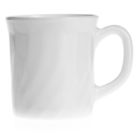 Przejdź do produktu Luminarc Trianon szklane białe kubki 290 ml 6szt