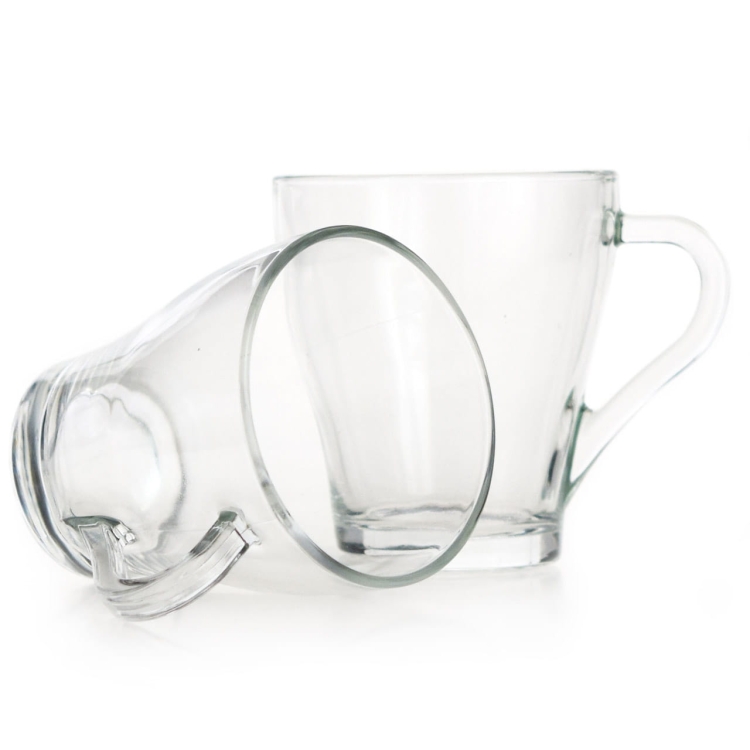 LUMINARC Mahak kubki przezroczyste szklanki do kawy herbaty 280 ml 6szt