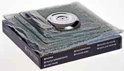 AMBITION Laura Patera kwadratowa trzypoziomowa 3-poziomowa 21/25/30 cm