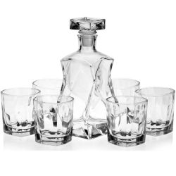 Zestaw do whisky karafka + 6 szklanek MARCO
