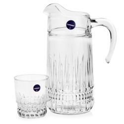Komplet do wody soku napojów dzbanek szklanki 6+1 LUMINARC Imperator