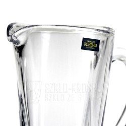 Kryształowy dzbanek do soku Bohemia Quadro 1,1 L