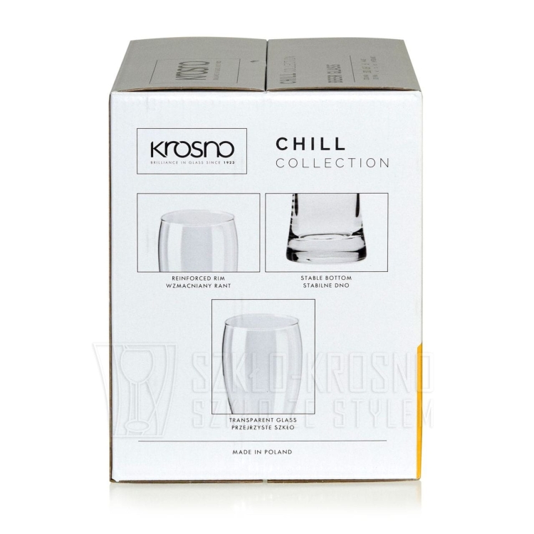Wysokie szklanki do piwa KROSNO Chill 500 ml