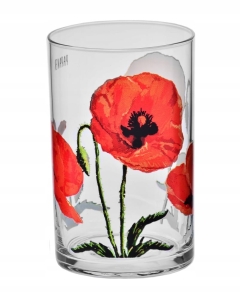 Szklanki do herbaty dekorowane KROSNO BLOOM 250ml