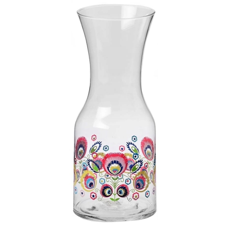 Karafka do wody soku napoju KROSNO Folk 900ml