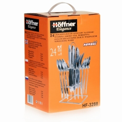 Hoffner zestaw sztućce połysk 24el. komplet 7207