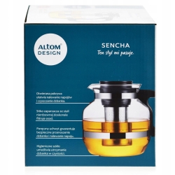 Dzbanek szklany z zaparzaczem Altom Sencha 2,2L