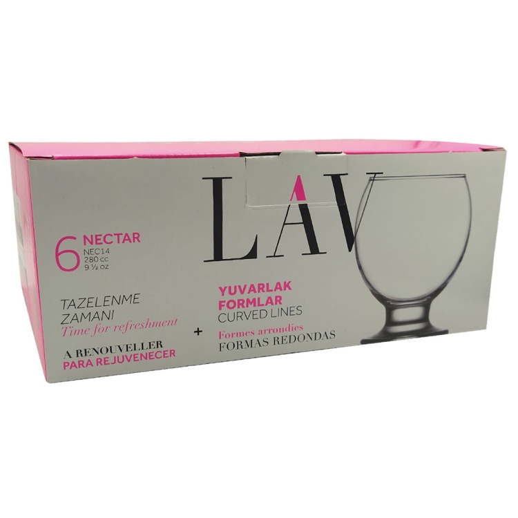 Pucharki do lodów / deserów na stopce Golbet NECTAR 280 ml