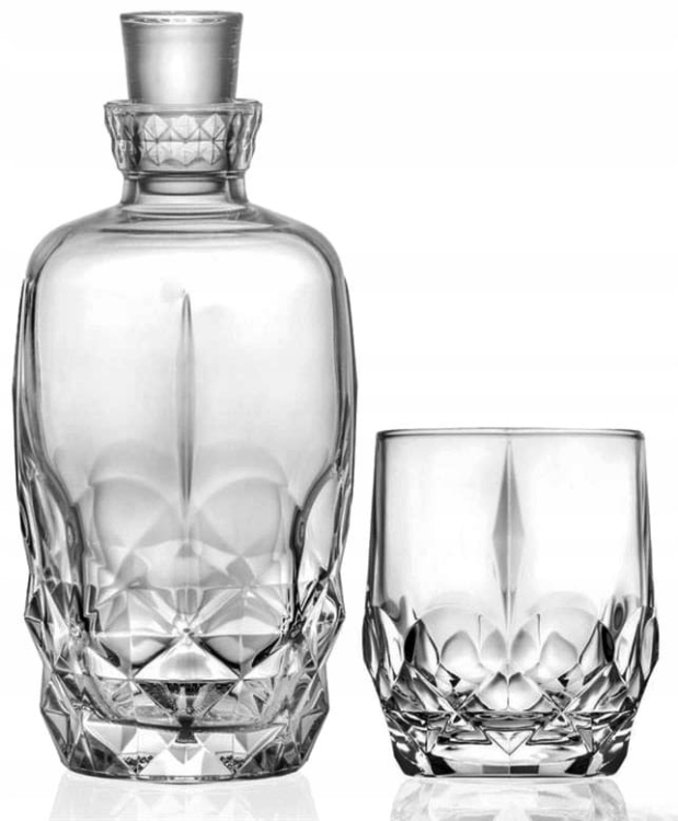 Kryształowy zestaw do whisky BOHEMIA Desire 1+6