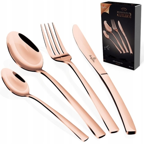 Przejdź do produktu Sztućce Berlinger Haus zestaw 16el.  różowe złoto