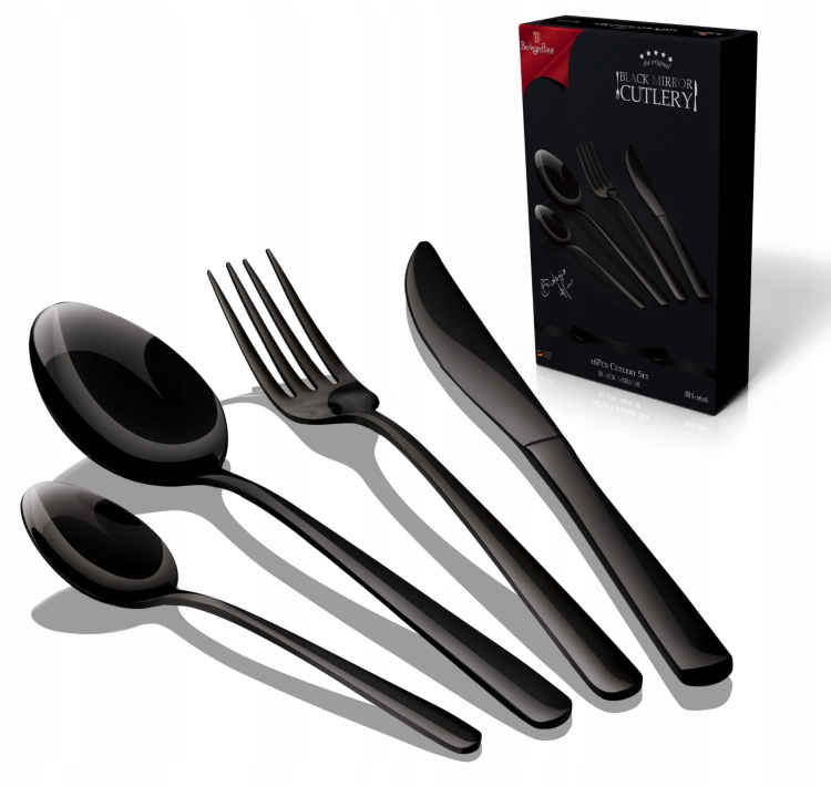 Sztućce Berlinger Haus zestaw 16el. black mirror