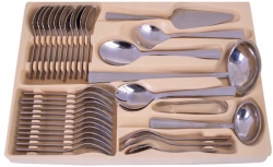 Sztućce  w walizce komplet 72el dla 12os  satyna  Hoffner VIOLA