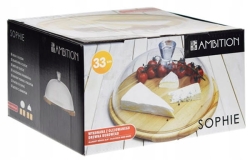 Deska talerz z kloszem AMBITION Sophie 33,5 cm ***