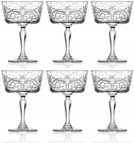 Przejdź do produktu Kryształowe kieliszki do szampana RCR Tattoo 270ml