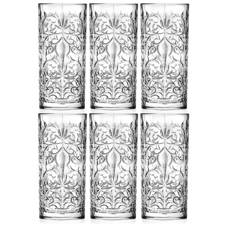 Kryształowe szklanki long drink RCR Tattoo 370ml