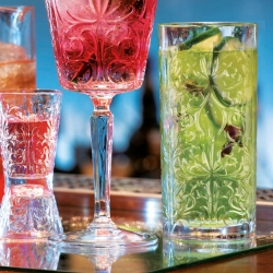 Kryształowe szklanki long drink RCR Tattoo 370ml