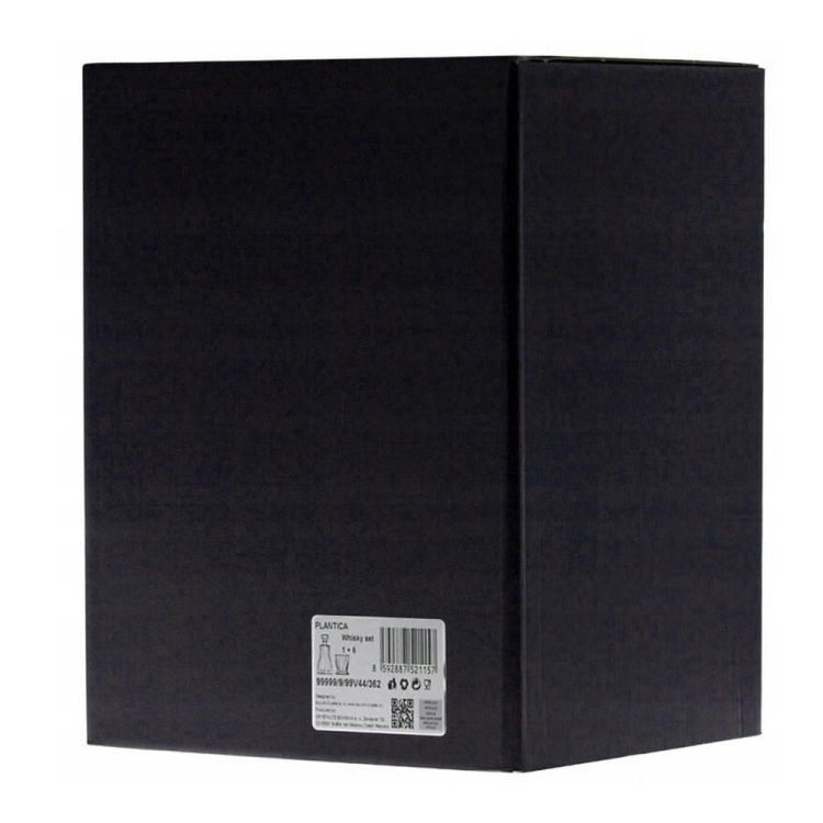 Kryształowy zestaw do whisky BOHEMIA PLANTICA 6+1