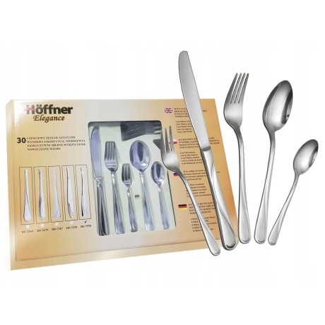 Przejdź do produktu Zestaw sztućców komplet 30el. Hoffner 2660