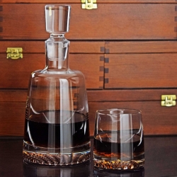 Ekskluzywny zestaw do whisky 6+1 KROSNO Fiord