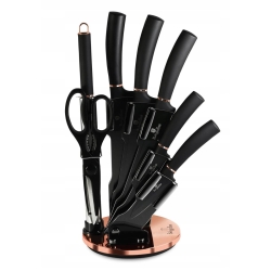 Komplet noży ze stojakiem Berlinger Haus Black Rose