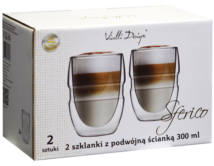 Szklanki termiczne Vialli Design SFERICO 300ml 2sz