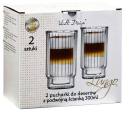 Szklanki termiczne Vialli Design LUNGO 300ml 2szt