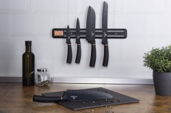 Zestaw noży BerlingerHaus Black Rose z uchwytem na magnes