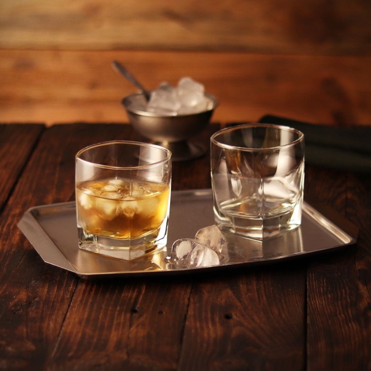 Niskie szklanki do whisky drinków AMBITION Paradise 300 ml 6 sztuk