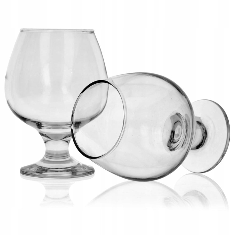 Klasyczne kieliszki do koniaku brandy 350ml - 6szt