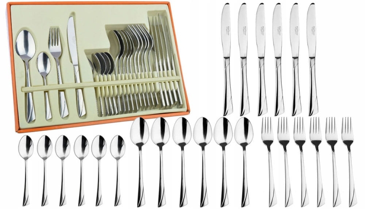 Komplet sztućców satyna 24el. Hoffner 7207S