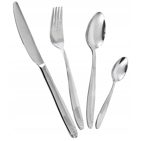 Przejdź do produktu Komplet sztućców matowy 24el. Hoffner 7330S