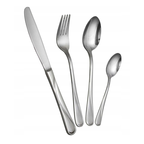 Przejdź do produktu Komplet sztućców matowy 24el. Hoffner 2660S