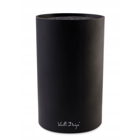 Przejdź do produktu Stojak do noży blok czarny Vialli Design Nero