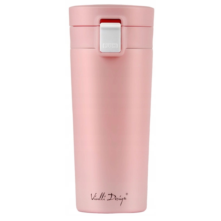 Kubek termiczny FUORI różowy Vialli Design 400ml
